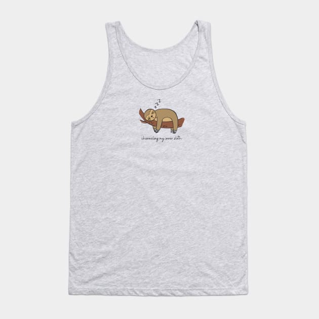 My Inner Sloth Tank Top by Amanda Rountree & Friends